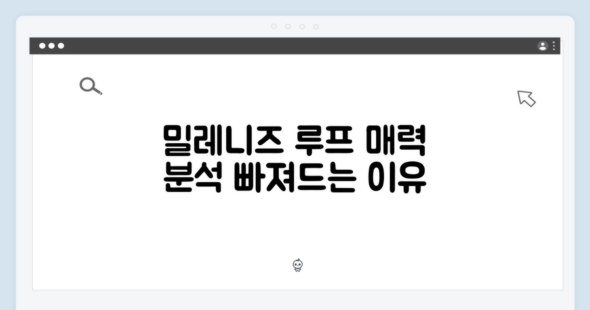 밀레니즈 루프, 매력 분석